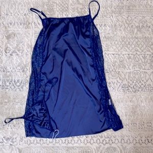 Navy Lingerie Slip